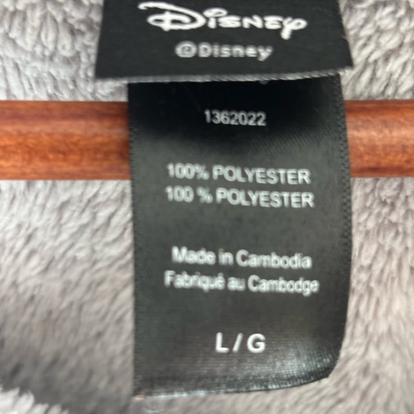Disney Soft Gray Hooded Robe - Picture 4 of 5
